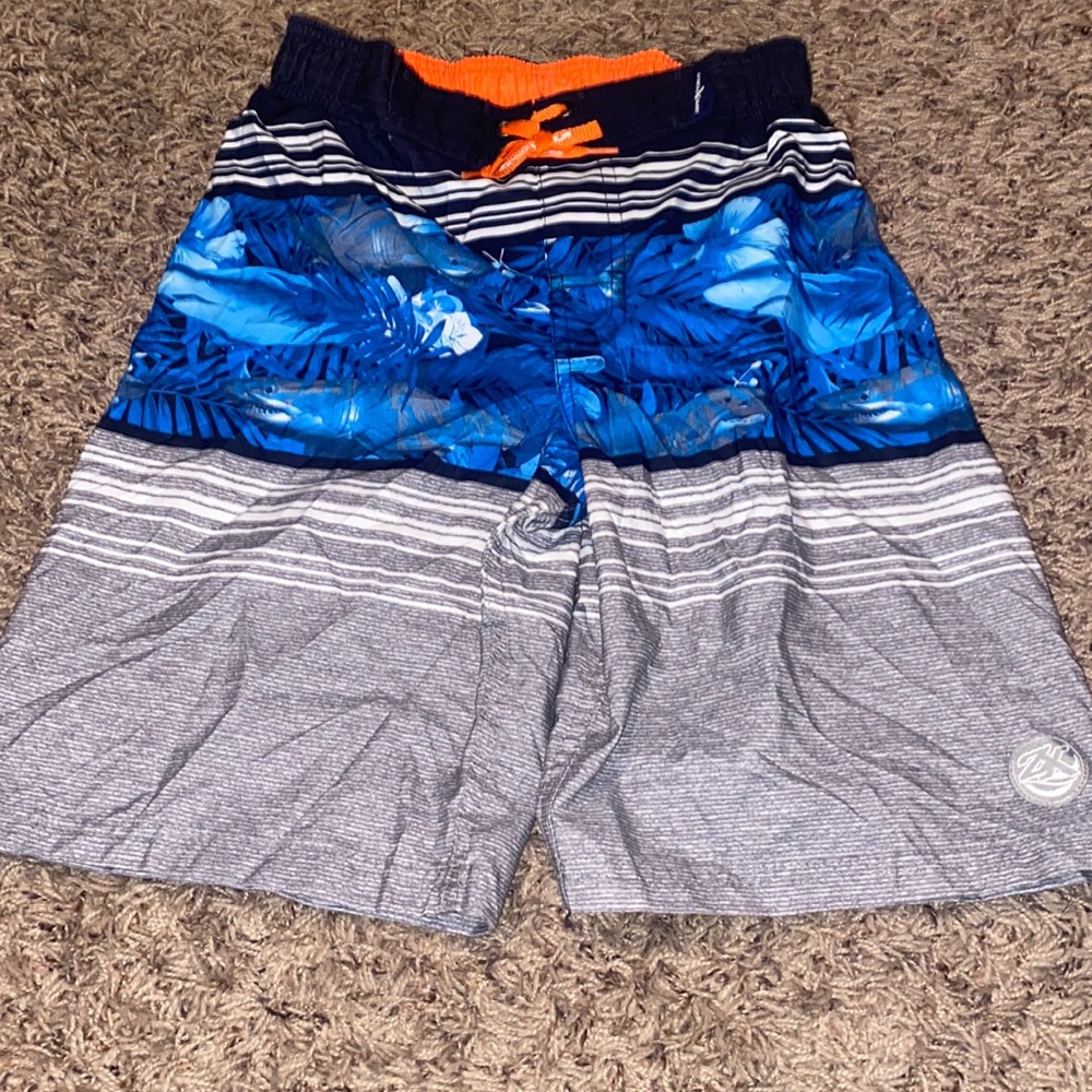 Zero X Posur Boy Swim Shorts Size M 10/12